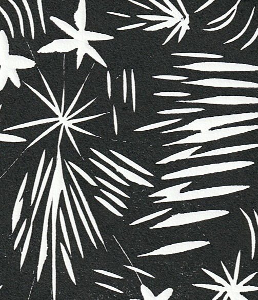 Linoleogravura Sem título Pedro Padosan 155mm x 110mm Made under the auspices of the Visual Aids Material Grant 2022