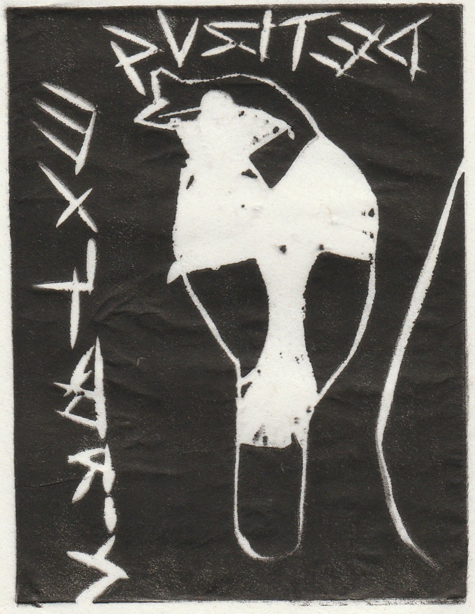 Ex libris - Soldadinho do Araripe II, linoleogravura, 2018