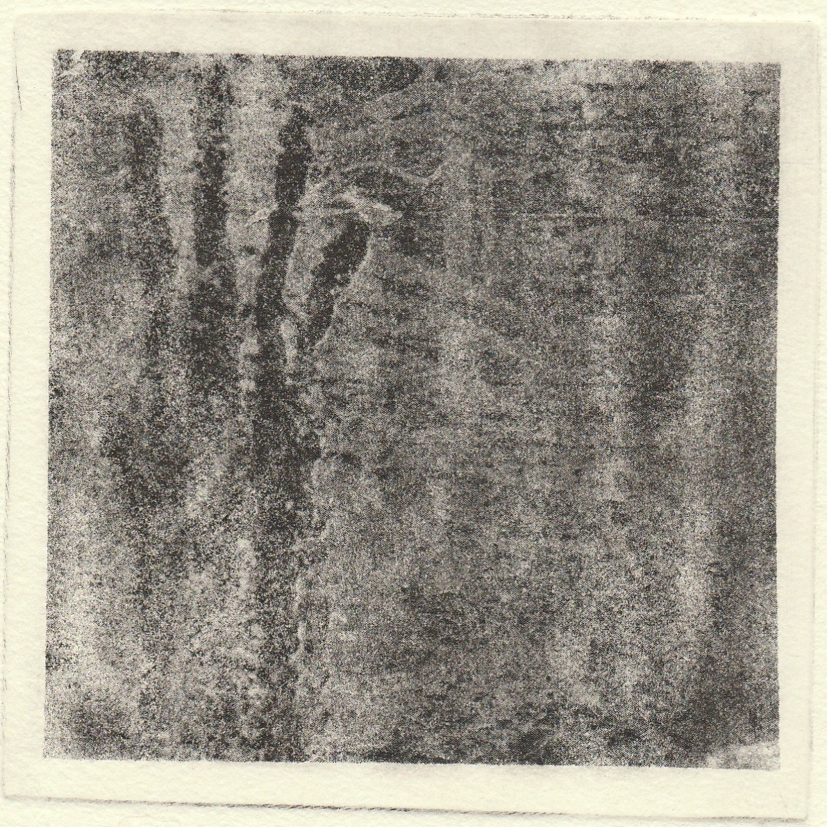 "Escorrega", fotogravura, 2018