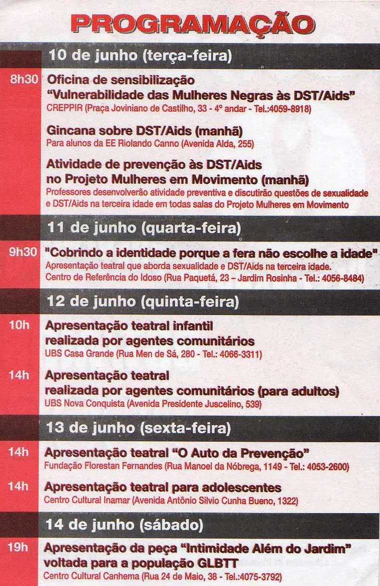 Intimidades Além do Jardim, 2008